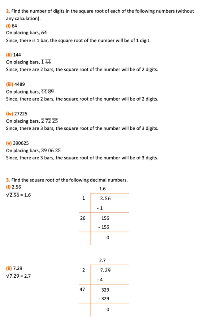 class 8 maths chapter 5 exercise 5.4 question 2, 3