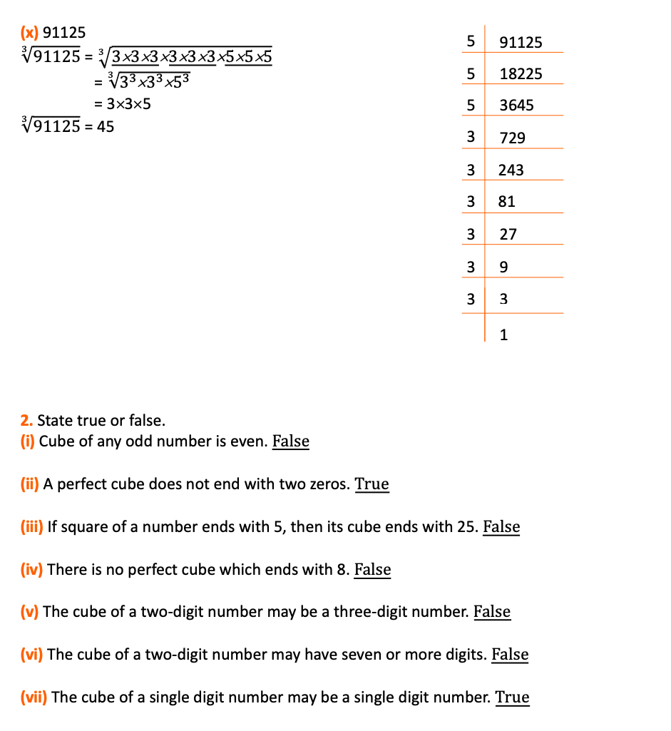 class 8 maths chapter 6 exercise 6.1 question 1, 2