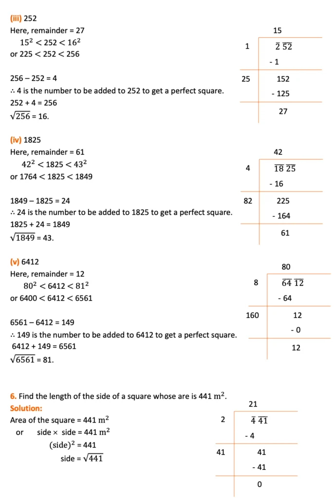 Picture class 8 maths chapter 5 exercise 5.4 question 5 6