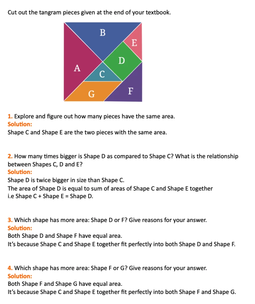 class 6 maths chapter 6 page 139 question 1, 2, 3, 4