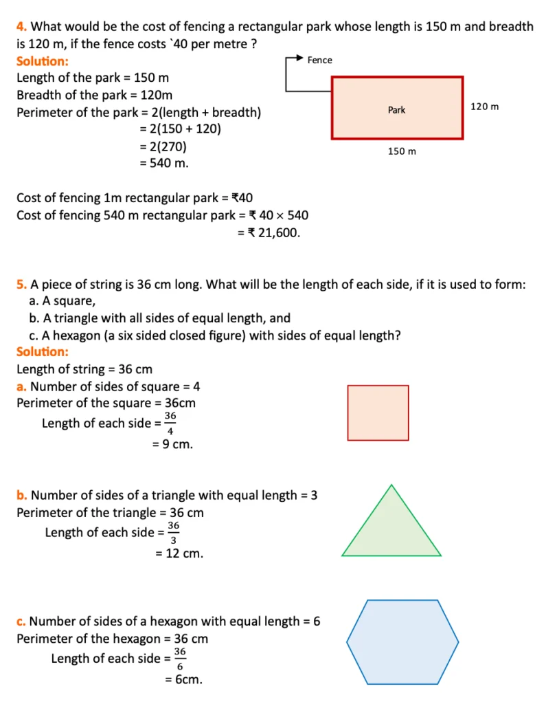 class 6 maths chapter 6 page 132 question 4, 5