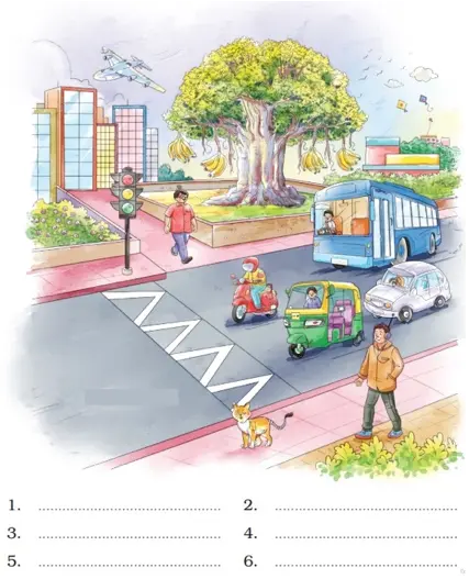 class 4 english santoor chapter 3 be smart, be safe questions answers image 5
