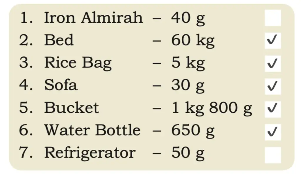 class 5 maths mela chapter 8 weight and capacity image 2
